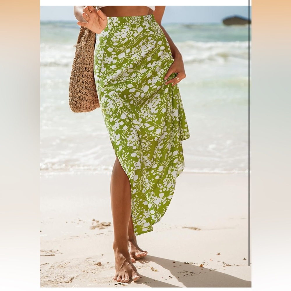 Floral Print Maxi Skirt NWOT